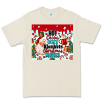 Bone hot cocoa cozy blankets christmas movies tumbler Premium Tee - MaliasSmallBusiness