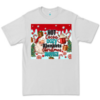 Dove Grey hot cocoa cozy blankets christmas movies tumbler Premium Tee - MaliasSmallBusiness