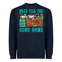 Navy pray till the cows come home olivia Heavyweight Sweatshirt - OliviaCreatesArt