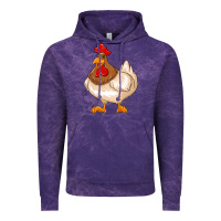 Cloud Purple cute chicken Vintage Hoodie - texasbilliewilder