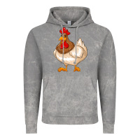 Cloud Rock cute chicken Vintage Hoodie - texasbilliewilder