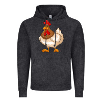Vintage Black cute chicken Vintage Hoodie - texasbilliewilder