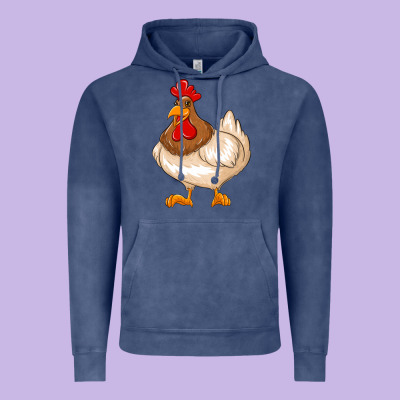 Cute Chicken Vintage Hoodie Designed By Texasbilliewilder