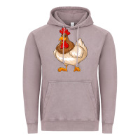 Vintage Zinc cute chicken Vintage Hoodie - texasbilliewilder