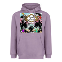 Lavender Beach Please Heavyweight Hoodie - CowhideDigitalArt