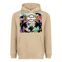 Mushroom Beach Please Heavyweight Hoodie - CowhideDigitalArt