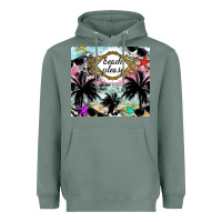 Sage Beach Please Heavyweight Hoodie - CowhideDigitalArt
