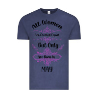 Vintage Denim all women are created equal but only the smartest are born in may Vintage Tee - Bettercallsaul