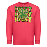 Cardinal Lucky Clover Premium Sweatshirt - CowhideDigitalArt