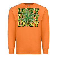 Carrot Lucky Clover Premium Sweatshirt - CowhideDigitalArt