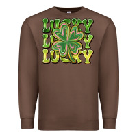 Chestnut Lucky Clover Premium Sweatshirt - CowhideDigitalArt