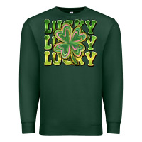 Sports Green Lucky Clover Premium Sweatshirt - CowhideDigitalArt