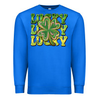 True Royal Lucky Clover Premium Sweatshirt - CowhideDigitalArt