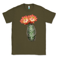 Army Green King Cup Cactus Classic Tee - LillyAllenDesigns