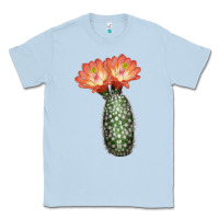 Dusty Blue King Cup Cactus Classic Tee - LillyAllenDesigns