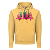 Vintage Mustard christmas tress with lights Vintage Hoodie - texasbilliewilder