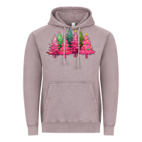 Vintage Zinc christmas tress with lights Vintage Hoodie - texasbilliewilder