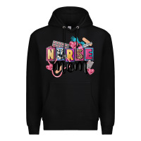 Black nurse mom Premium Hoodie - FaDigitalArtStudio