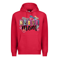 Cardinal nurse mom Premium Hoodie - FaDigitalArtStudio