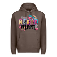 Coffee nurse mom Premium Hoodie - FaDigitalArtStudio