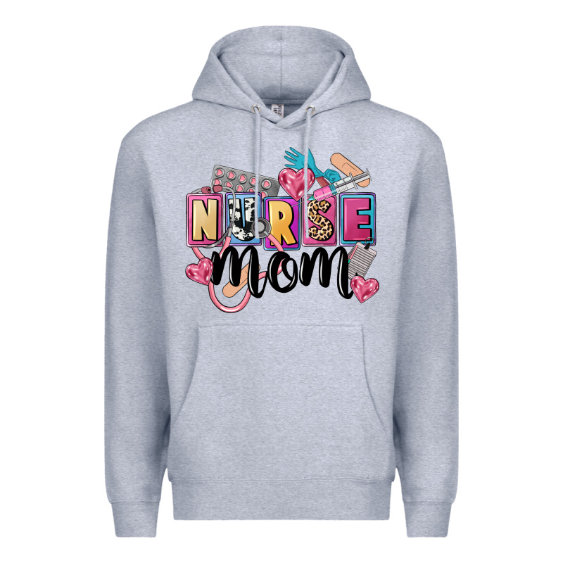 Nurse Mom Premium Hoodie by FaDigitalArtStudio | Teevron