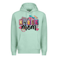 Seafoam nurse mom Premium Hoodie - FaDigitalArtStudio