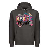Smoke nurse mom Premium Hoodie - FaDigitalArtStudio