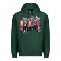 Sports Green nurse mom Premium Hoodie - FaDigitalArtStudio