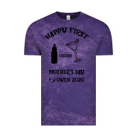 Cloud Purple Happy Fırst Cheers Mother's Day Owen 2020 Vintage Tee - Bettercallsaul