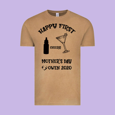 Happy Fırst Cheers Mother's Day Owen 2020 Vintage Tee Designed By Bettercallsaul