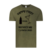 Vintage Olive Happy Fırst Cheers Mother's Day Owen 2020 Vintage Tee - Bettercallsaul