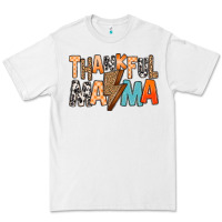 White Thankful Mama Premium Tee - MaliasSmallBusiness