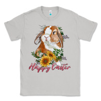Moon Dust happy easter with bunny and sunflowers Classic Tee - RanaPortraitStore