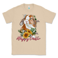 Mushroom happy easter with bunny and sunflowers Classic Tee - RanaPortraitStore