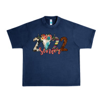 Navy 2022 senior bull skull Urban Heavy Tee - JahusDesignShop