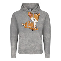 Cloud Rock gazelle Vintage Hoodie - texasbilliewilder