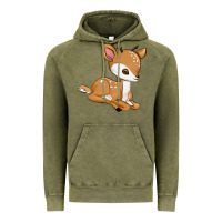 Vintage Olive gazelle Vintage Hoodie - texasbilliewilder