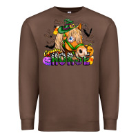 Chestnut spooky horse Premium Sweatshirt - CowhideDigitalArt