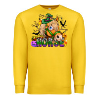 Lemon spooky horse Premium Sweatshirt - CowhideDigitalArt