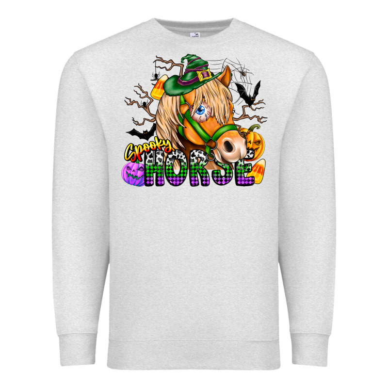 Spooky Horse Premium Sweatshirt by CowhideDigitalArt | Teevron