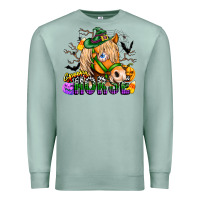 Seafoam spooky horse Premium Sweatshirt - CowhideDigitalArt