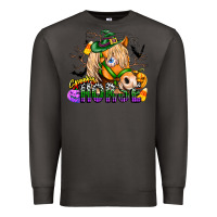 Smoke spooky horse Premium Sweatshirt - CowhideDigitalArt