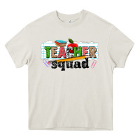 Cream teacher squad Heavy Core Tee - NancyCooperArtShop