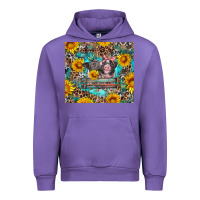 Tulip baby pigs with leopard cowhide and sunflowers Urban Hoodie - Artiststas