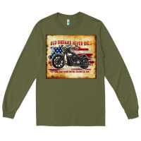 Army Green old indians never die Long Sleeve Tee - TumblerDesignByShophia