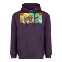 Plum Best Teacher Ever Heavyweight Hoodie - CowhideDigitalArt