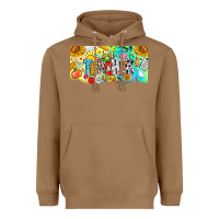 Toasted Coconut Best Teacher Ever Heavyweight Hoodie - CowhideDigitalArt