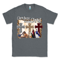 Charcoal Heather Christmas Begins With Christ Classic Tee - Bettercallsaul