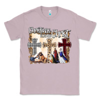 Lilac Christmas Begins With Christ Classic Tee - Bettercallsaul