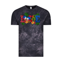 Cloud Black love haitian republic Vintage Tee - RanaPortraitStore